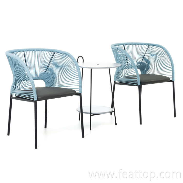 Outdoor Rattan Chair Balcony Garden Patio Cafe Hotel Swimming Pool Lounge Rattan Chair